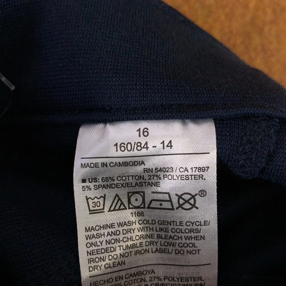 Old Navy Girls Size 16 Ink Blue School Uniform Ponte-Knit Jeggings NWT
